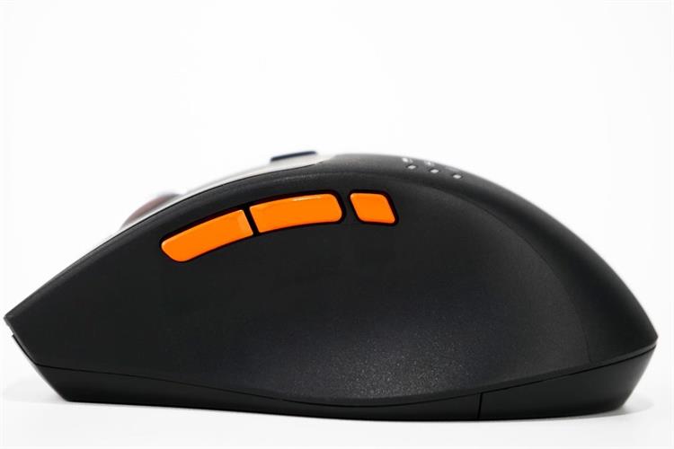 Chuột sạc Bluetooth HyperWork Silentium MS01 Màu Đen