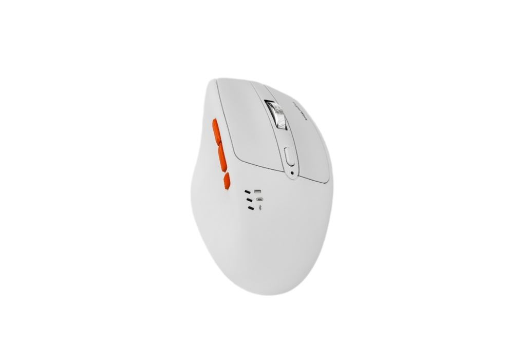 Chuột sạc Bluetooth HyperWork Silentium MS01 Màu Trắng
