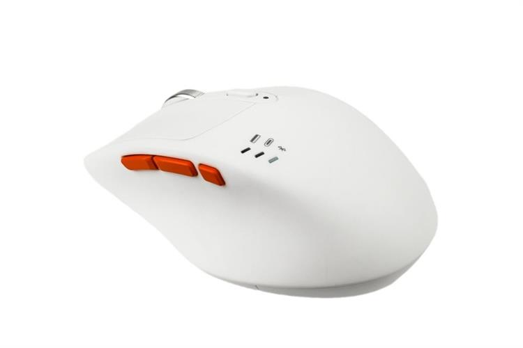 Chuột sạc Bluetooth HyperWork Silentium MS01 Màu Trắng