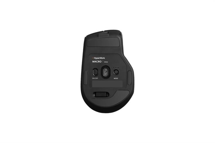 Chuột sạc Bluetooth HyperWork Macro Màu Đen