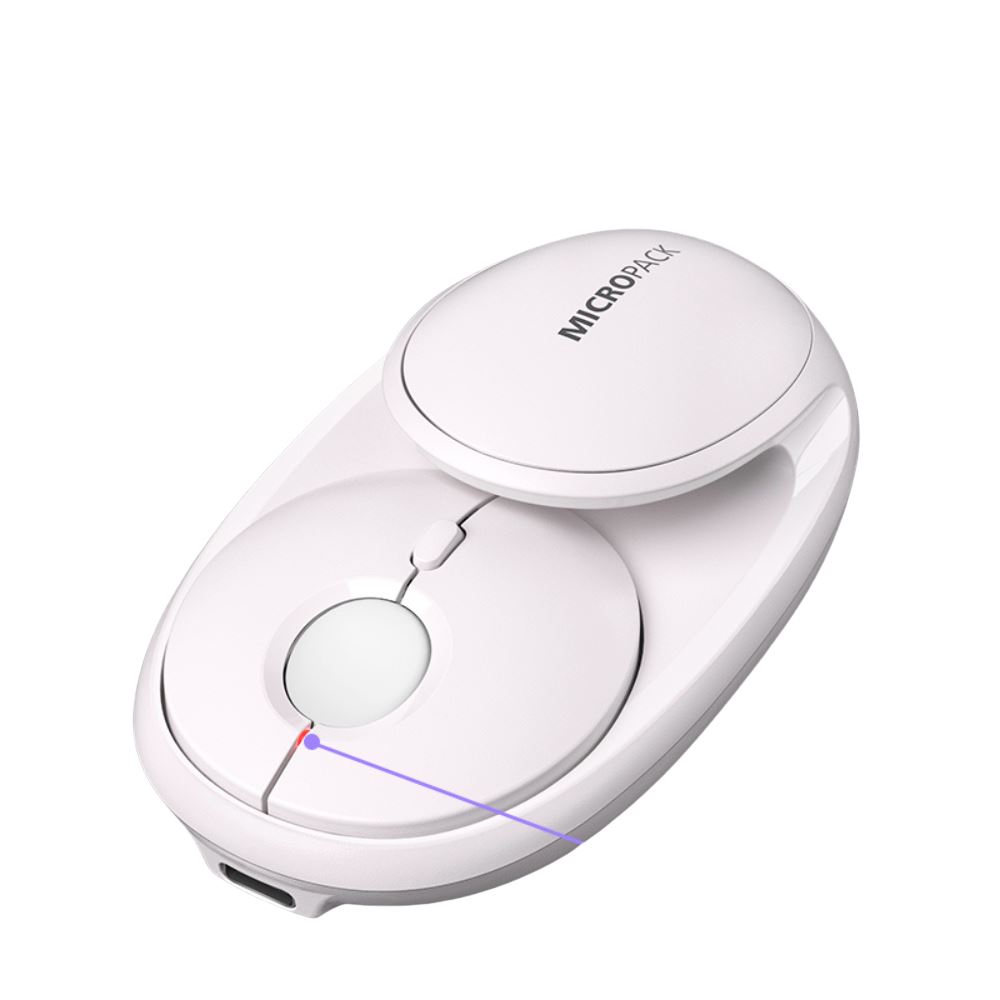 Chuột Bluetooth MicroPack MP-720C - Trắng Màu Trắng