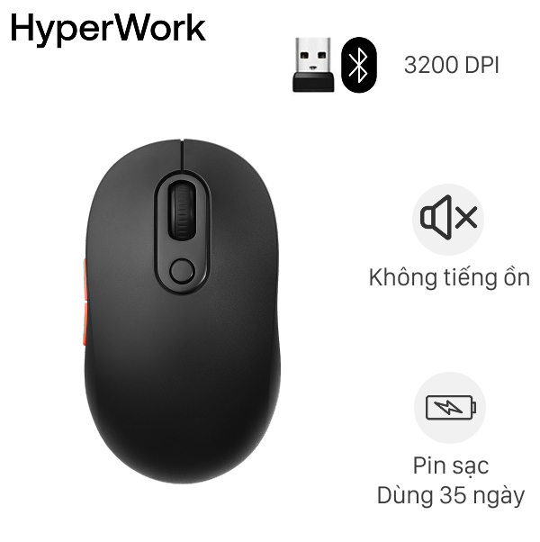 Chuột sạc Bluetooth HyperWork Core Click