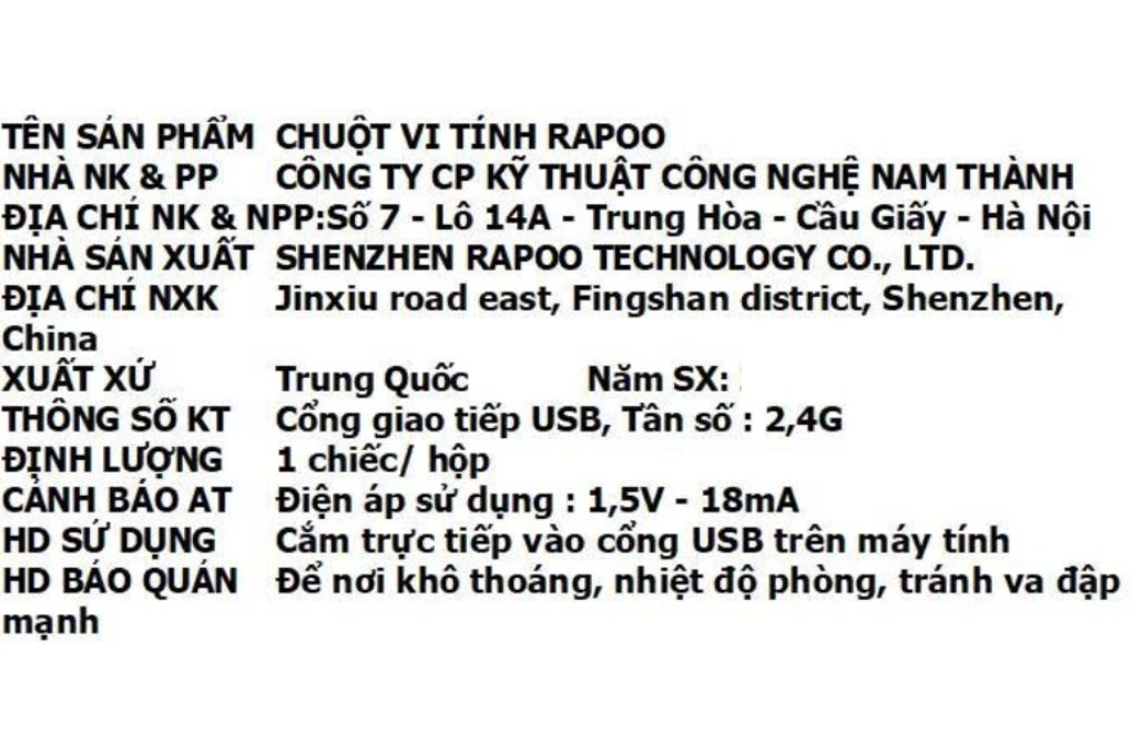 Chuột sạc Không dây Gaming Rapoo VT7 Màu Trắng