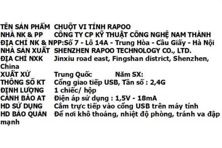 Chuột sạc Không dây Gaming Rapoo VT7 Max Màu Đen