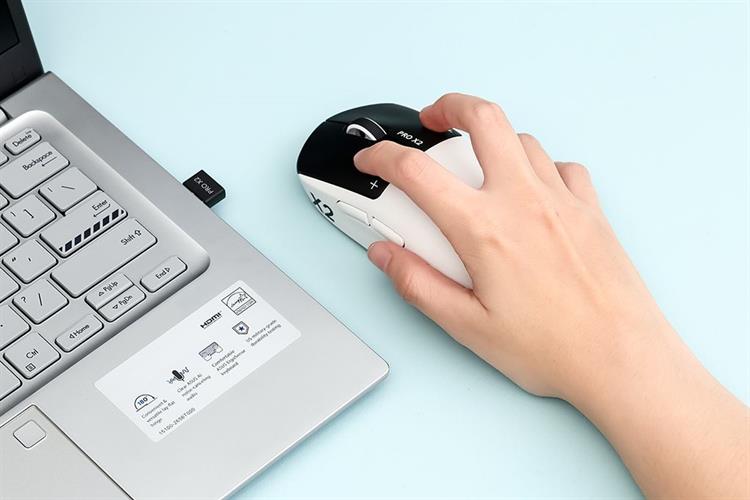 Chuột Không dây Gaming Logitech Pro X2 Superstrike Màu Trắng