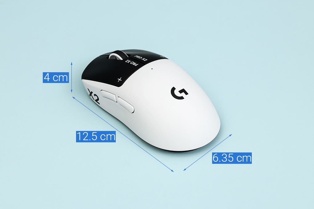 Chuột Không dây Gaming Logitech Pro X2 Superstrike Màu Trắng