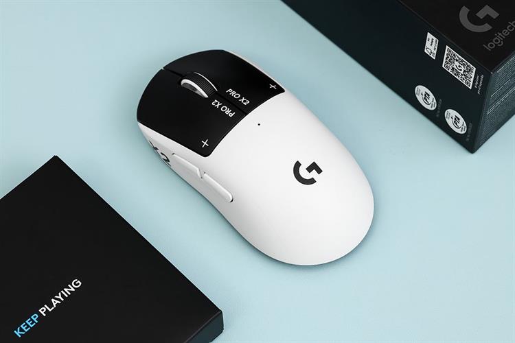 Chuột Không dây Gaming Logitech Pro X2 Superstrike Màu Trắng