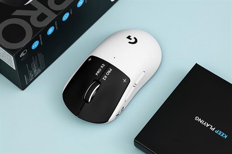 Chuột Không dây Gaming Logitech Pro X2 Superstrike Màu Trắng