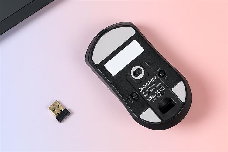 Chuột sạc Bluetooth Gaming Dareu EM950T Màu Đen