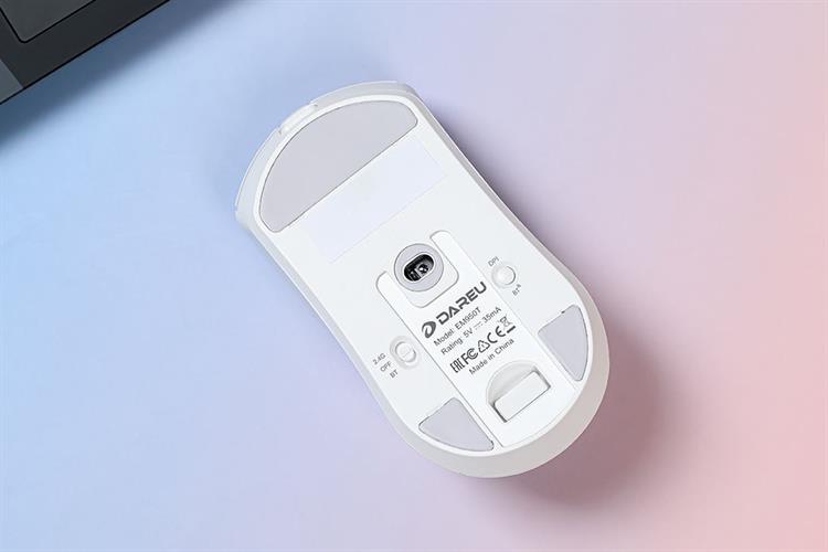 Chuột sạc Bluetooth Gaming Dareu EM950T Màu Trắng