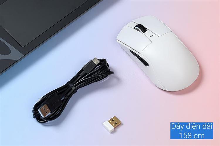 Chuột sạc Bluetooth Gaming Dareu EM950T Màu Trắng