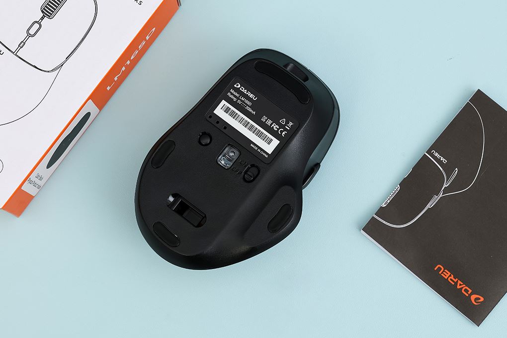 Chuột sạc Bluetooth Dareu LM165D Màu Đen