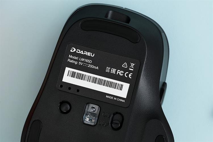 Chuột sạc Bluetooth Dareu LM165D Màu Đen