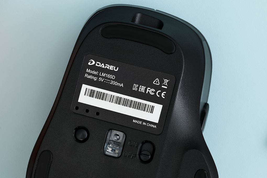 Chuột sạc Bluetooth Dareu LM165D Màu Đen