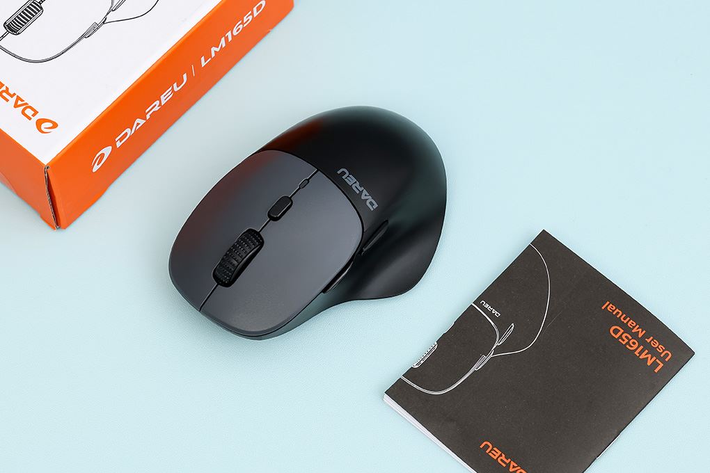 Chuột sạc Bluetooth Dareu LM165D Màu Đen
