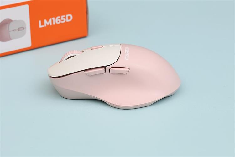 Chuột sạc Bluetooth Dareu LM165D Màu Hồng