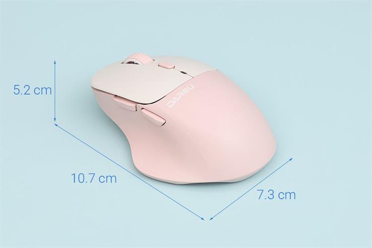 Chuột sạc Bluetooth Dareu LM165D Màu Hồng
