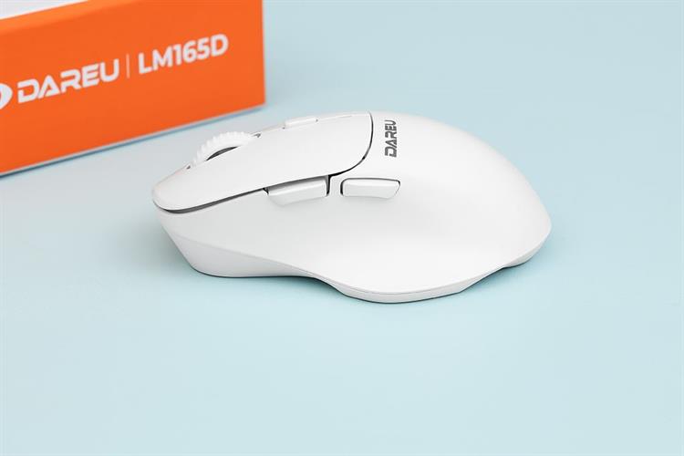 Chuột sạc Bluetooth Dareu LM165D Màu Trắng