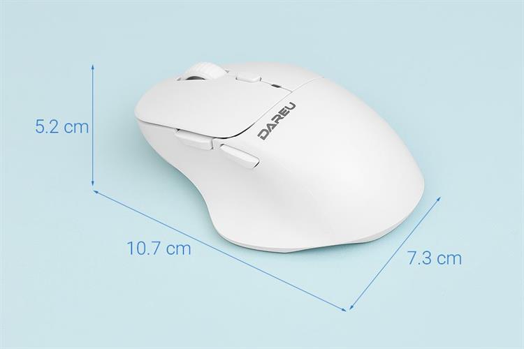 Chuột sạc Bluetooth Dareu LM165D Màu Trắng