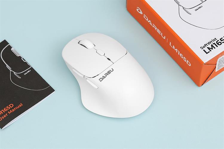 Chuột sạc Bluetooth Dareu LM165D Màu Trắng