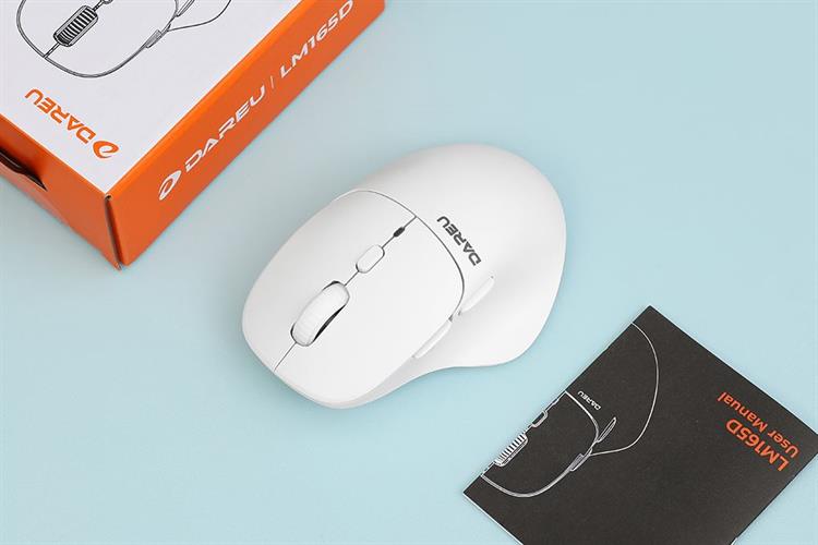 Chuột sạc Bluetooth Dareu LM165D Màu Trắng