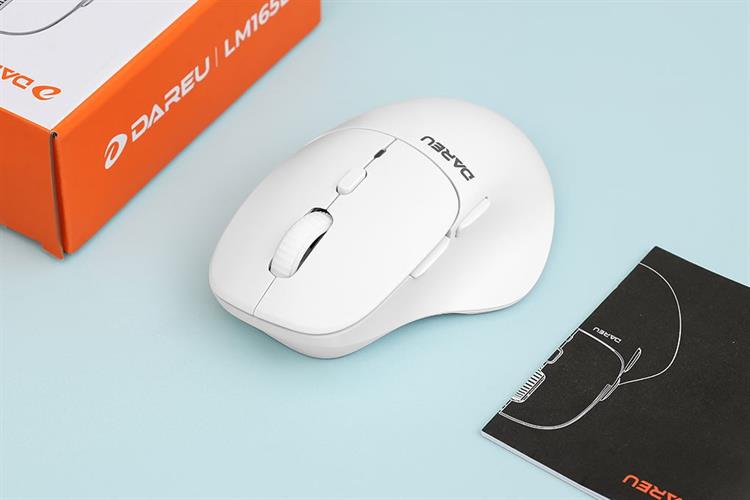 Chuột sạc Bluetooth Dareu LM165D Màu Trắng