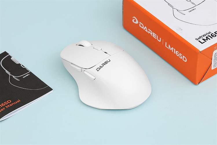 Chuột sạc Bluetooth Dareu LM165D Màu Trắng