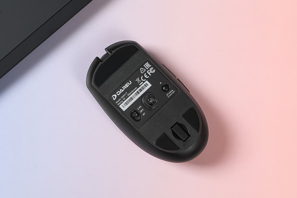 Chuột sạc Bluetooth Gaming Dareu EM911T Màu Đen