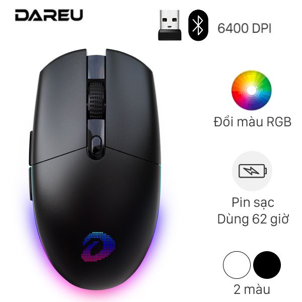 Chuột sạc Bluetooth Gaming Dareu EM911T