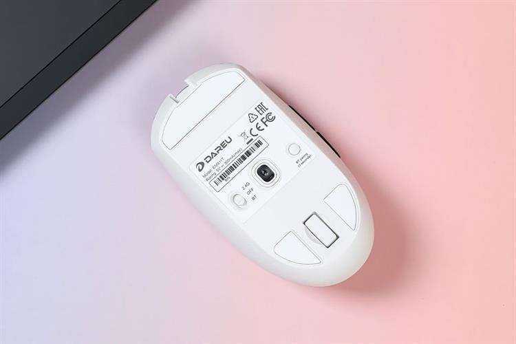 Chuột sạc Bluetooth Gaming Dareu EM911T Màu Trắng