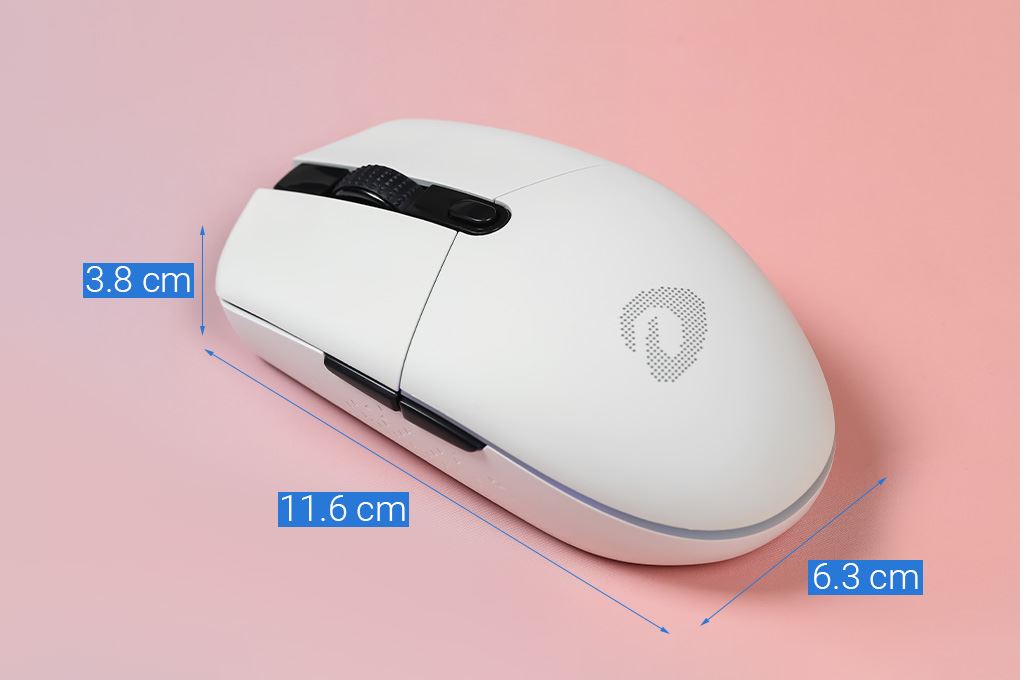 Chuột sạc Bluetooth Gaming Dareu EM911T Màu Trắng