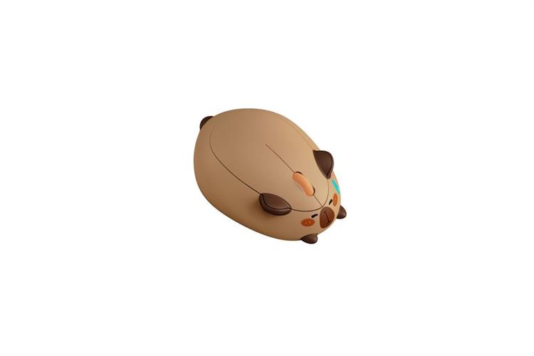Chuột Bluetooth Akko Cat Theme Mouse Capybara Màu Nâu