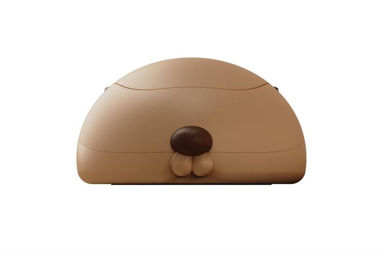 Chuột Bluetooth Akko Cat Theme Mouse Capybara Màu Nâu