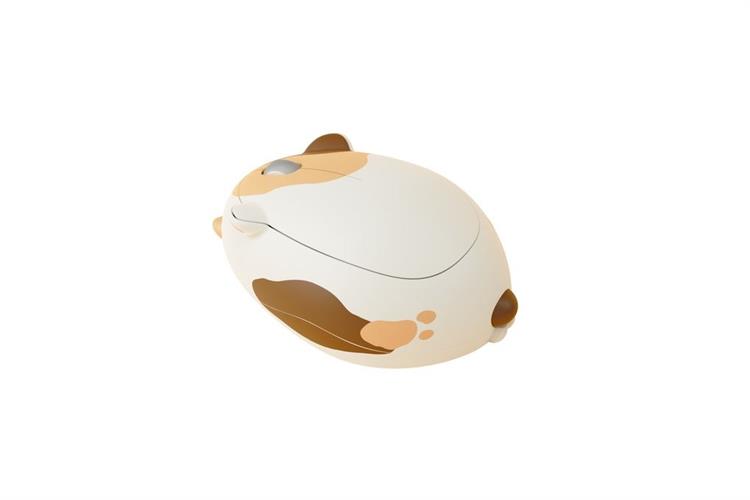 Chuột Bluetooth Akko Cat Theme Mouse Calico Màu Trắng