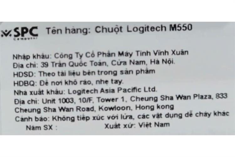 Chuột Bluetooth Silent Logitech M550M Màu Đen