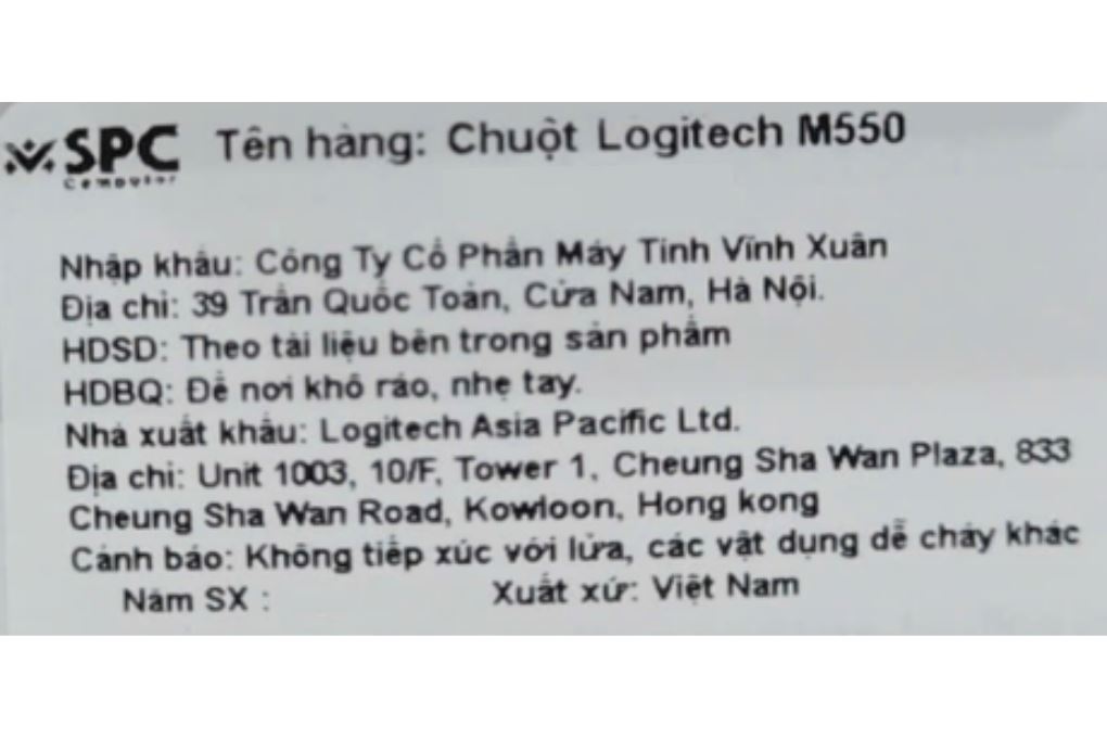 Chuột Bluetooth Silent Logitech M550M Màu Đen