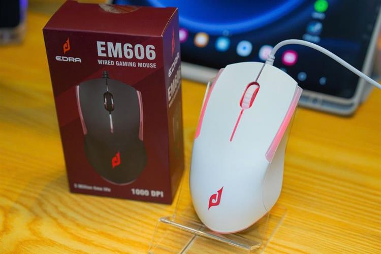 Chuột Có dây EDRA EM606 Màu Trắng