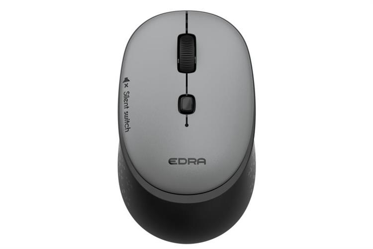Chuột Không dây Silent EDRA EM610W Màu Đen