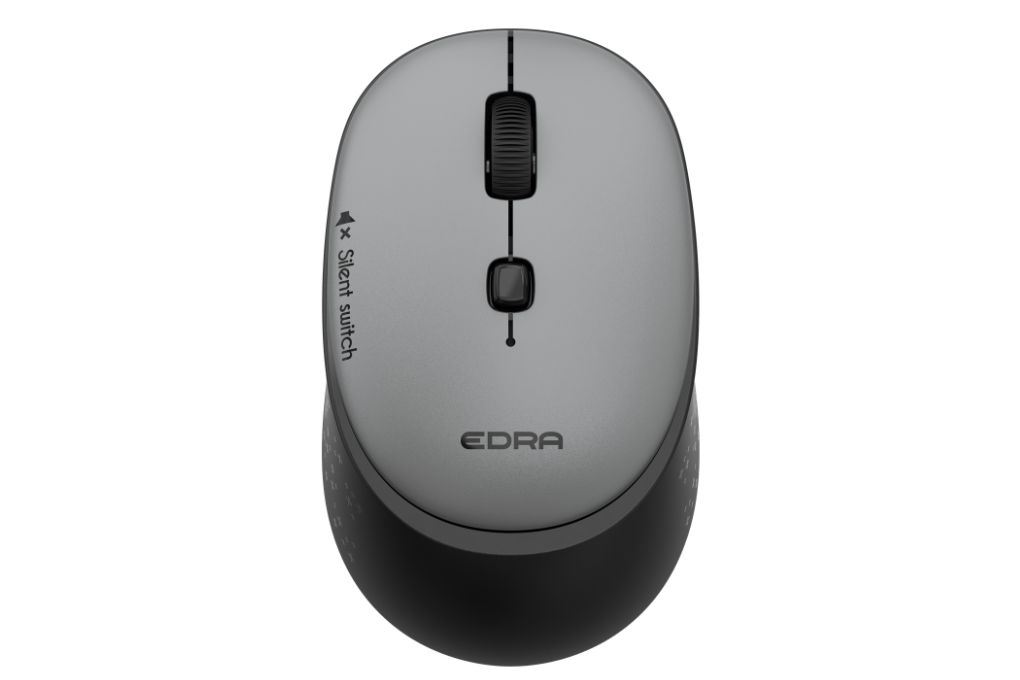 Chuột Không dây Silent EDRA EM610W Màu Đen