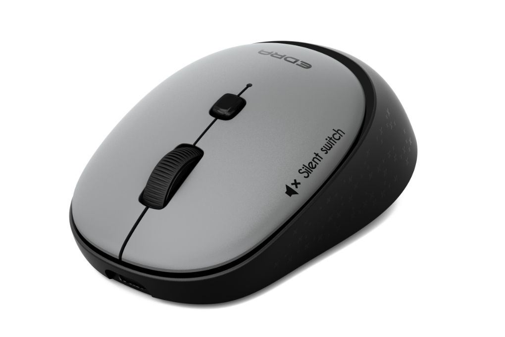 Chuột Không dây Silent EDRA EM610W Màu Đen