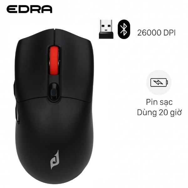 Chuột sạc Bluetooth EDRA EM625X MAX