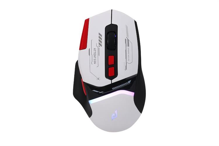 Chuột Có dây EDRA EM631 Màu Trắng - Đỏ