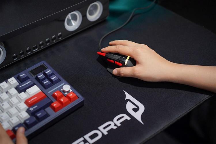 Chuột Có dây EDRA EM631 Màu Đen - Đỏ