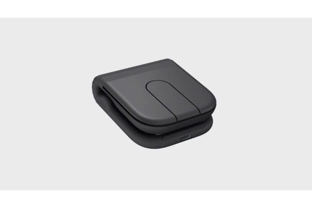 Chuột không dây Logitech Mobi Fold pin sạc Màu Đen
