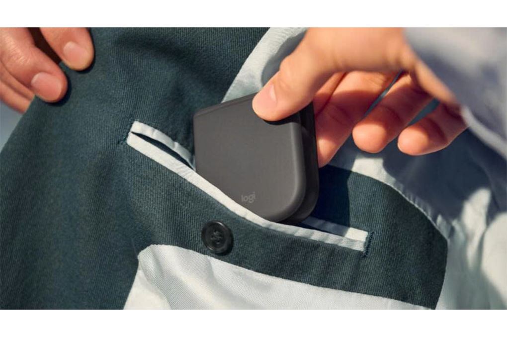 Chuột không dây Logitech Mobi Fold pin sạc Màu Đen
