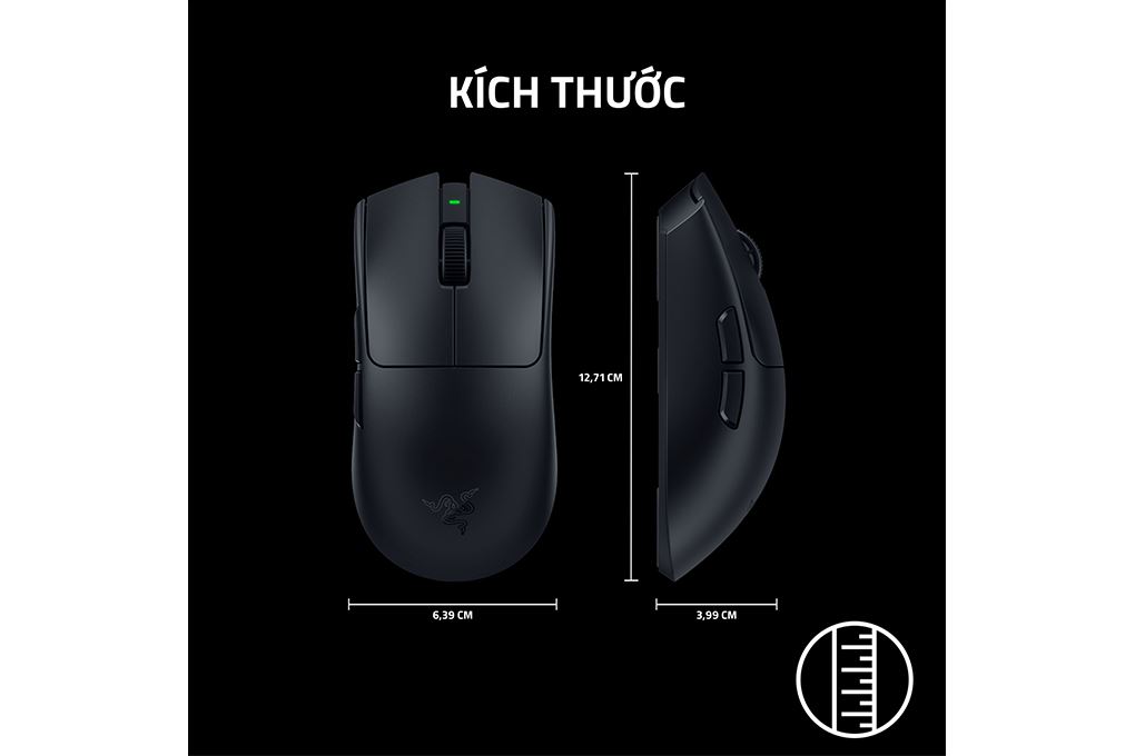 Chuột không dây Gaming Razer Viper V4 Pro pin sạc - 6