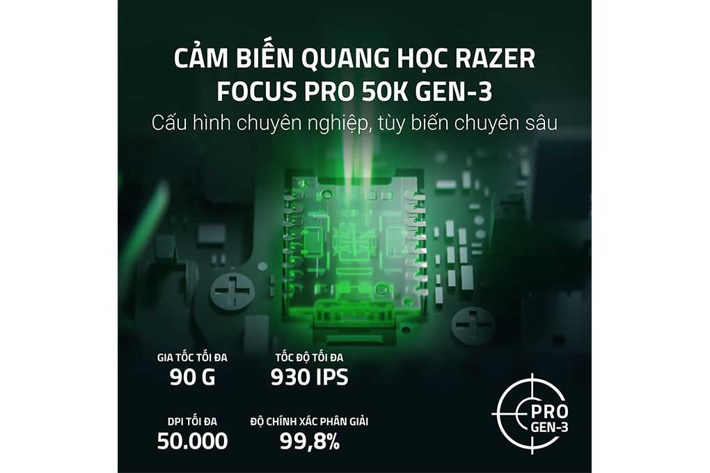 Chuột không dây Gaming Razer Viper V4 Pro pin sạc - 10