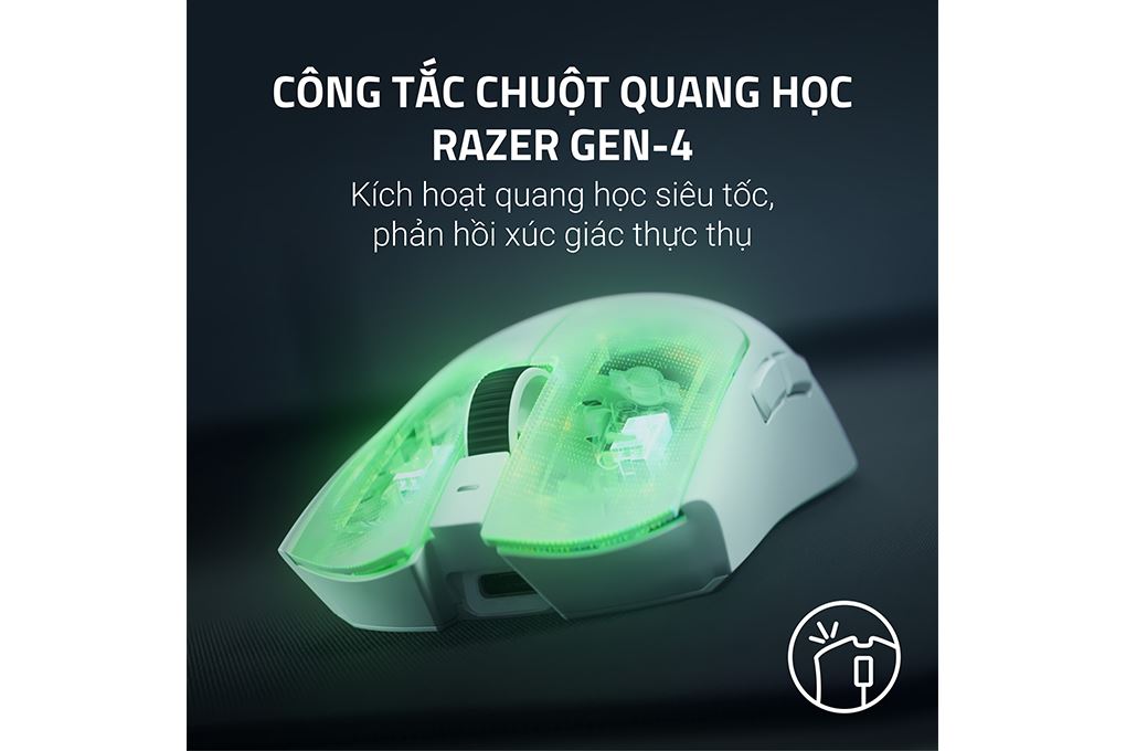 Chuột không dây Gaming Razer Viper V4 Pro pin sạc - 12