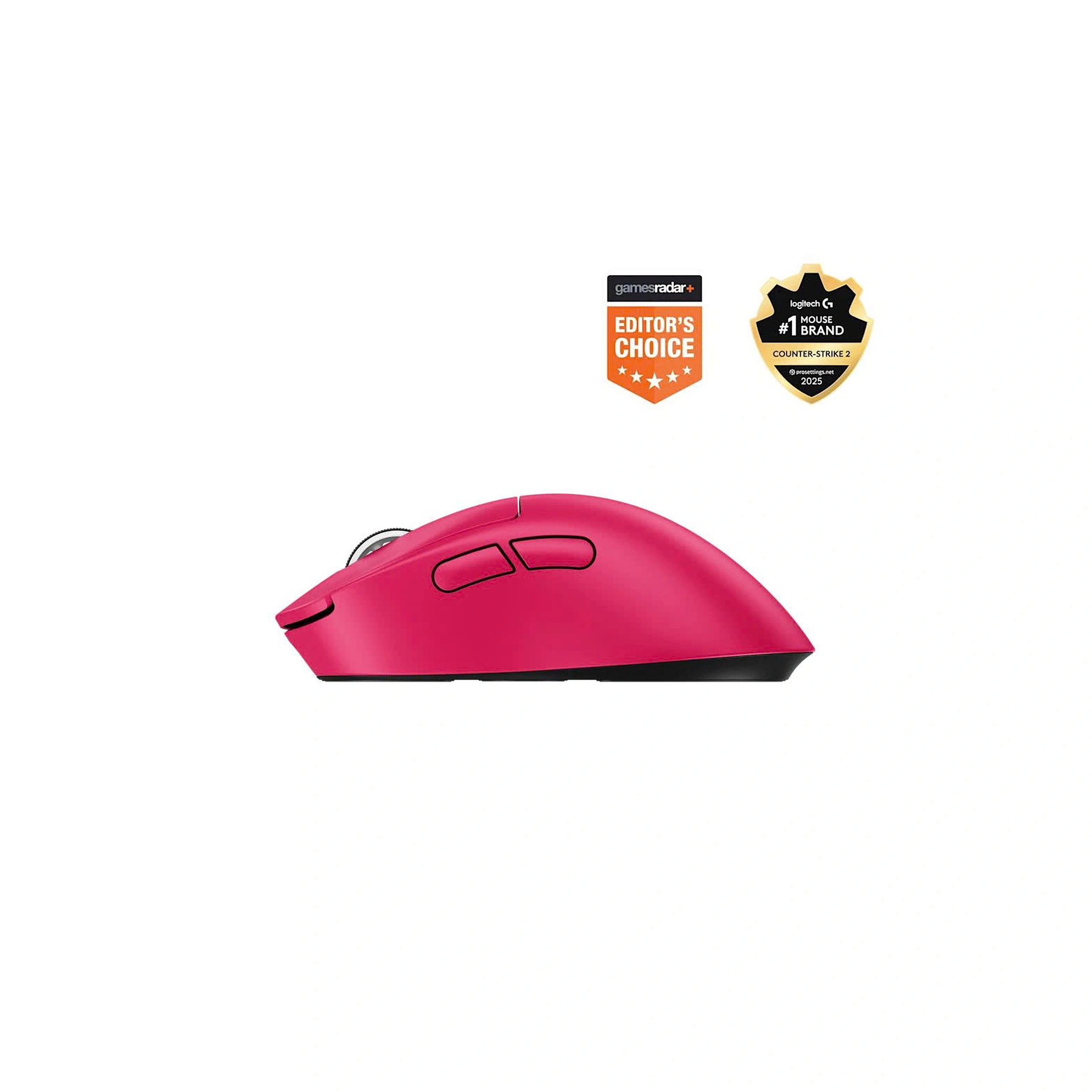 Chuột không dây Logitech PRO X SUPERLIGHT 2 DEX Hồng Màu Hồng