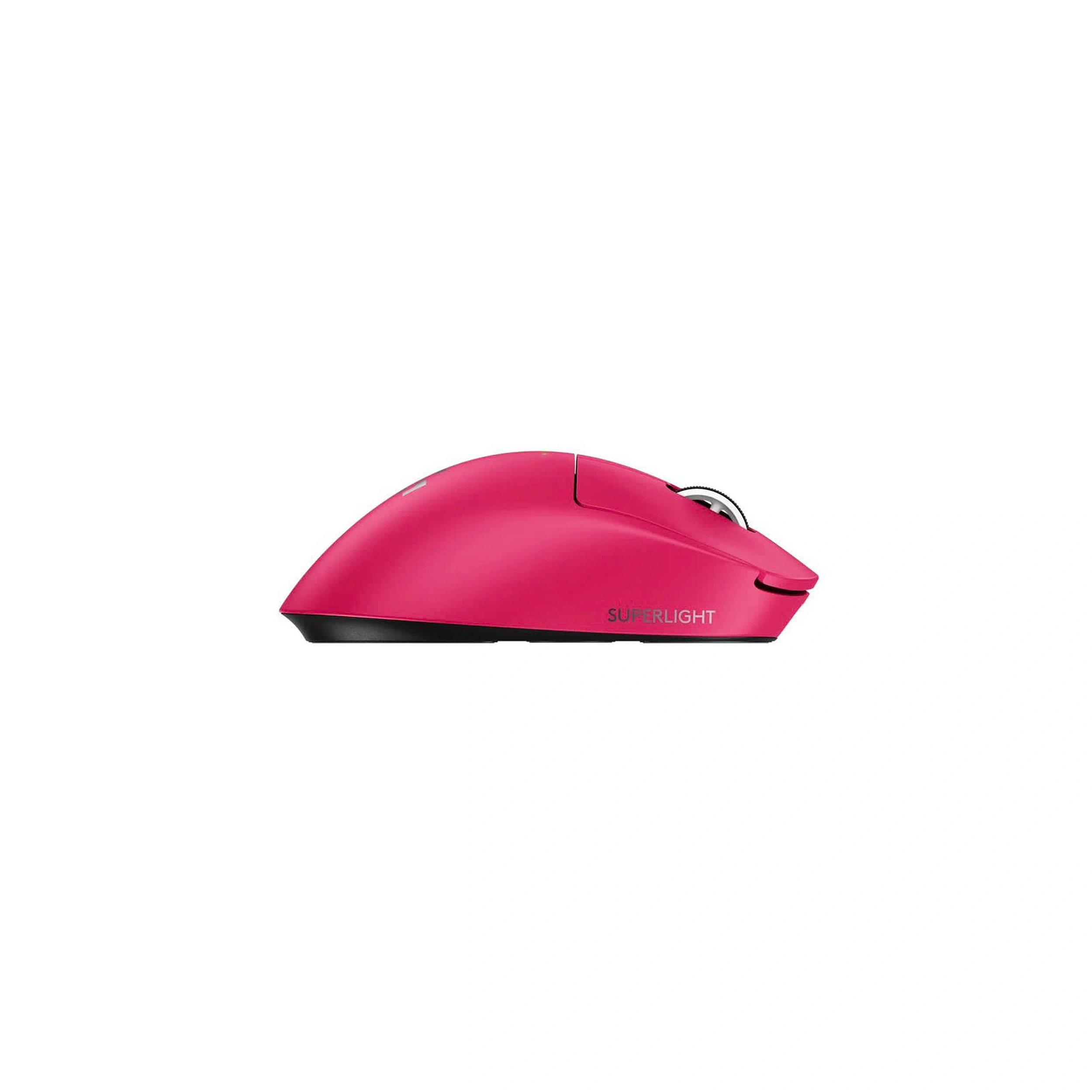 Chuột không dây Logitech PRO X SUPERLIGHT 2 DEX Hồng Màu Hồng